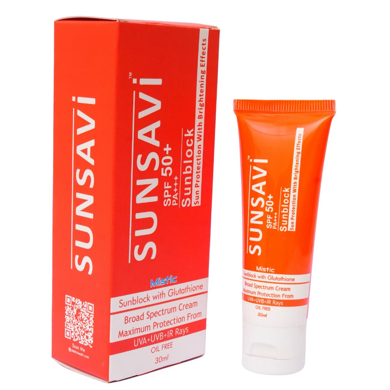 SUNSAVI SPF 50+ PA+++ Sunblock